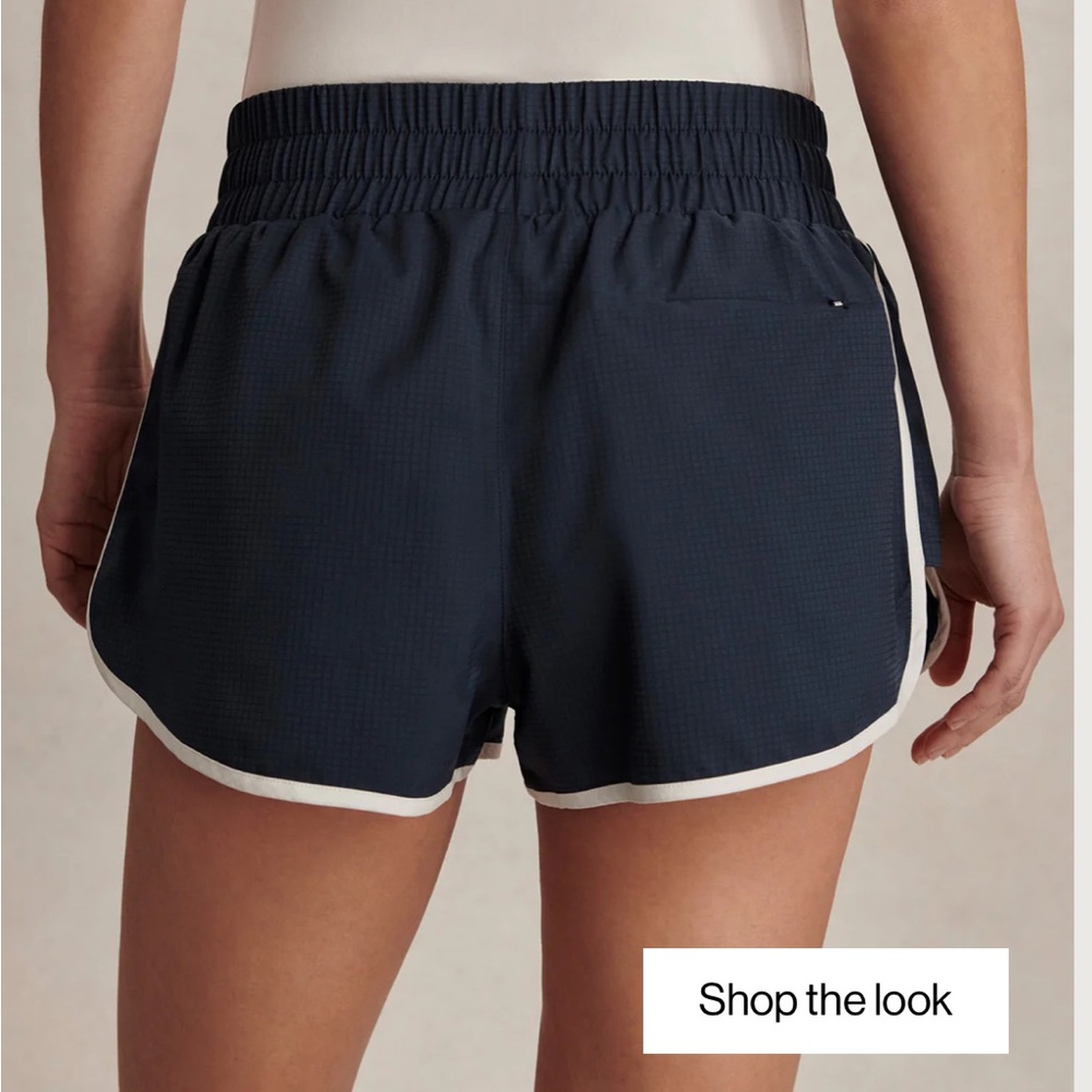 Varley Arlington Running Short 2" Navy Blue Nights NWT - Picture 4 of 9